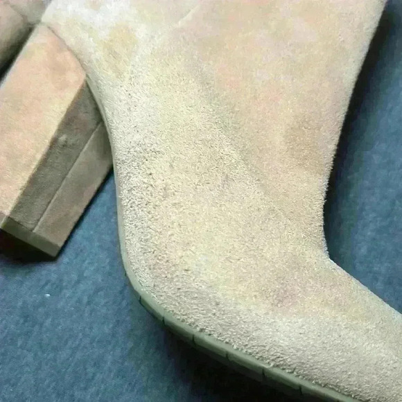 Kenneth Cole Reaction Carlyn Block Heel Booties Blush Suede Women’s Size 9.5 - Picture 12 of 15